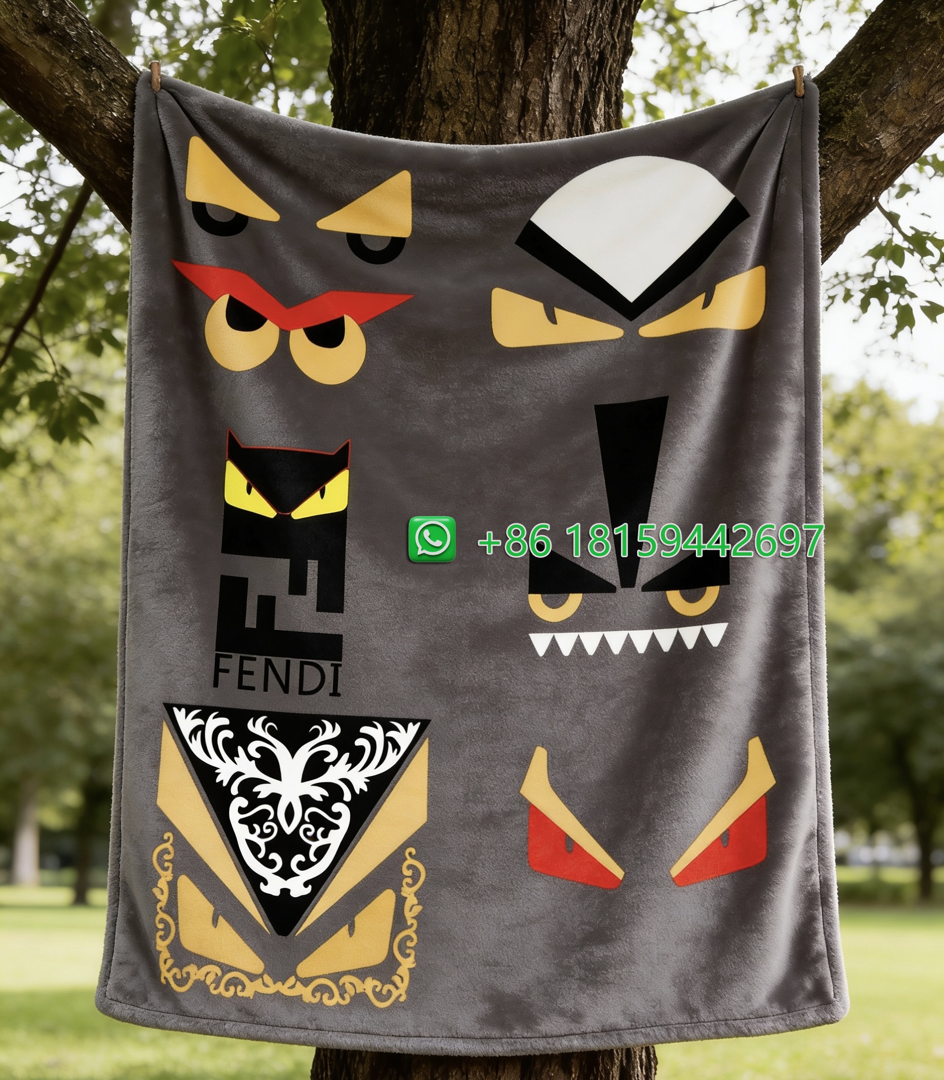Fendi Throw Blankets